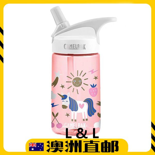 [Pre Order] CamelBak Eddy Kids 400mL Drinking Water Bottle - Unicorn Party (Import from Australia)