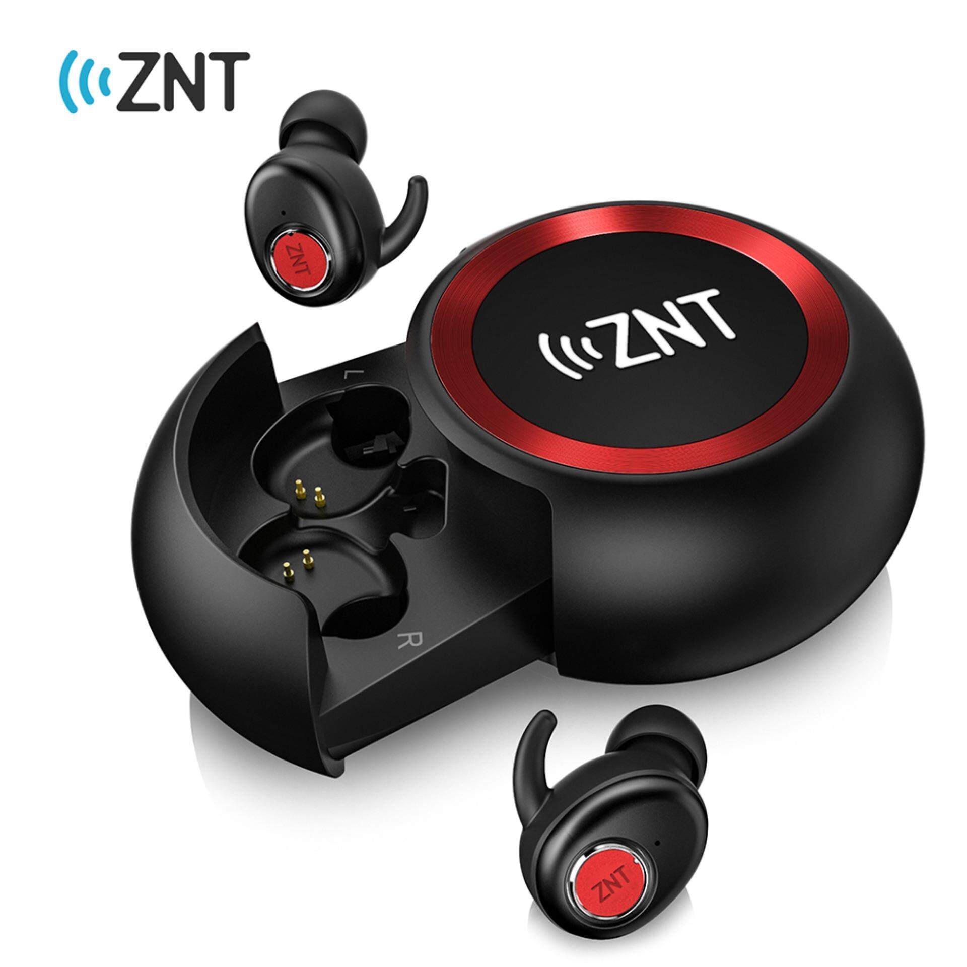 ZNT AirFits Pro Evolution Version of True Wireless Bluetooth 5.0 Earphone Recharge In-ear Sports Earbuds-Black