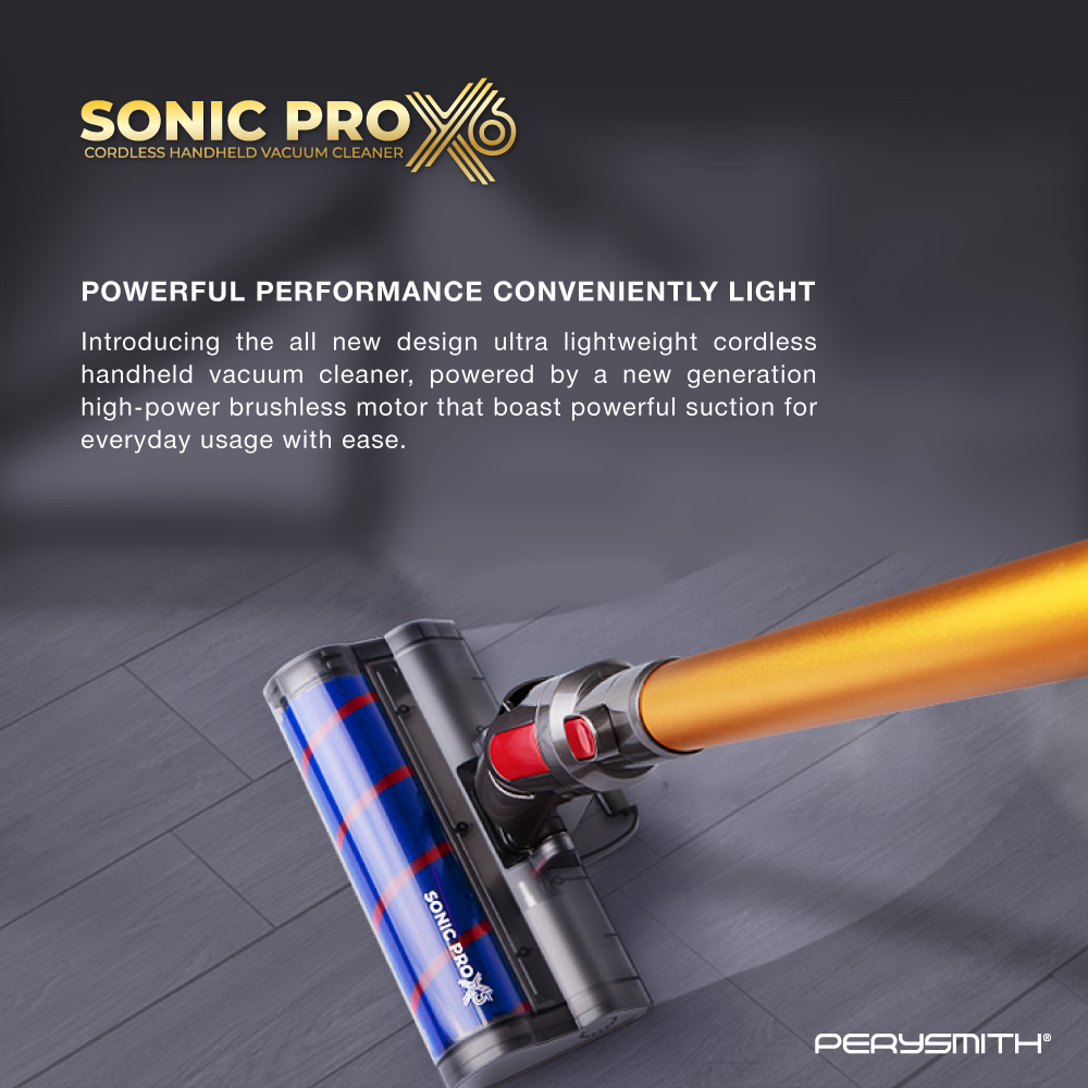 PerySmith Cordless Vacuum Cleaner Sonic 