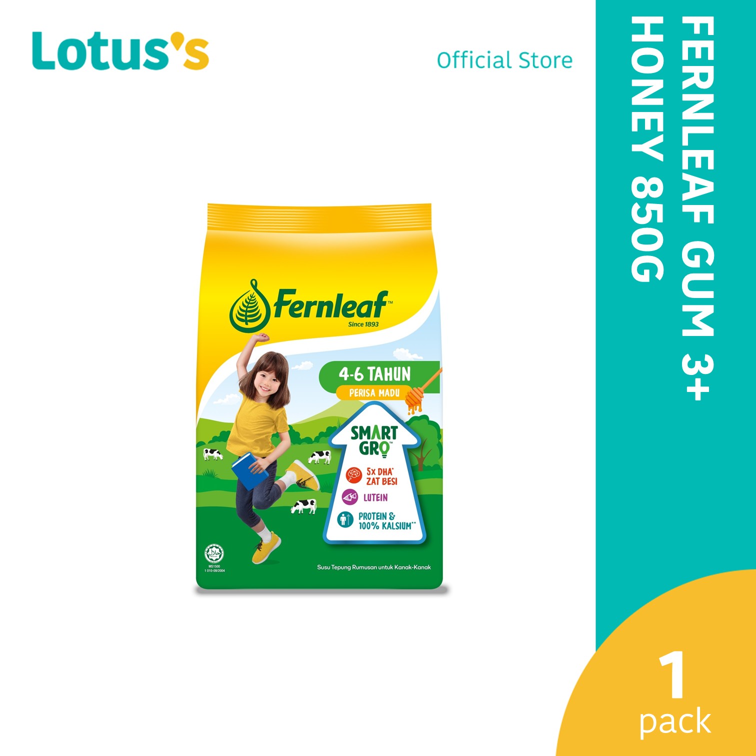 Fernleaf 3+ years Baby Milk Formula Powder Honey 850g