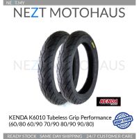 KENDA K6010 GRIP PERFORMANCE TUBELESS TAYAR TYRE TIRE 17″ (60/80 60/90 70/90 80/90 90/80)