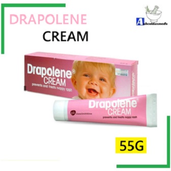 DRAPOLENE Cream 55gm or 55gmX2 (EXP11/28) (Prevents and Treats Nappy Rash)