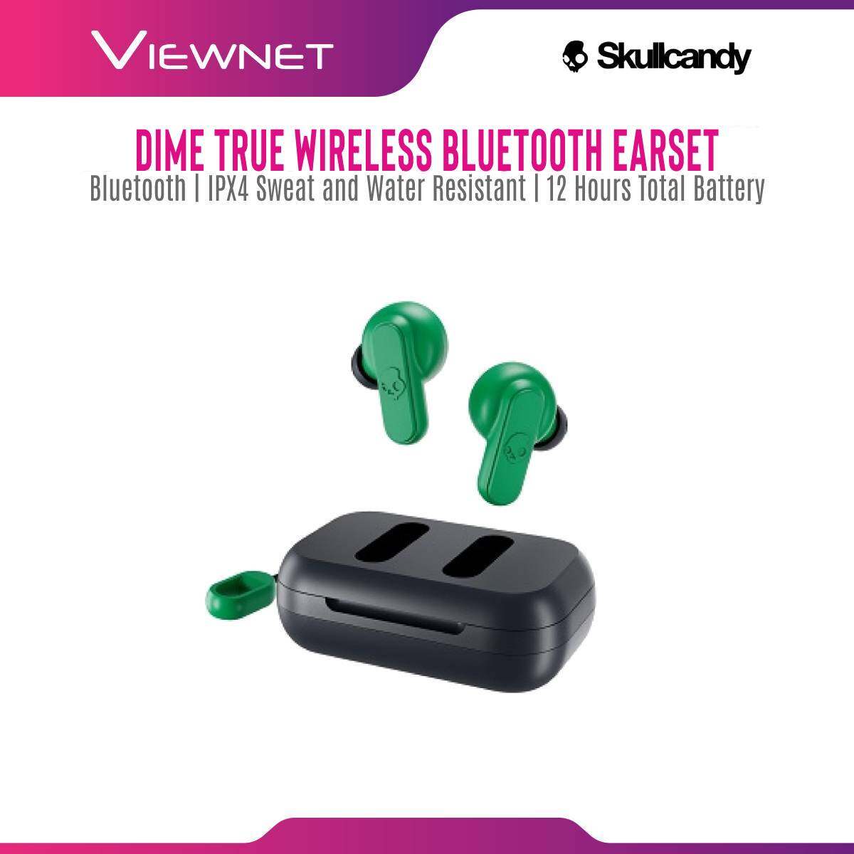 Skullcandy Dime True Wireless Bluetooth Earset with IPX4 Sweat and Water Resistant
