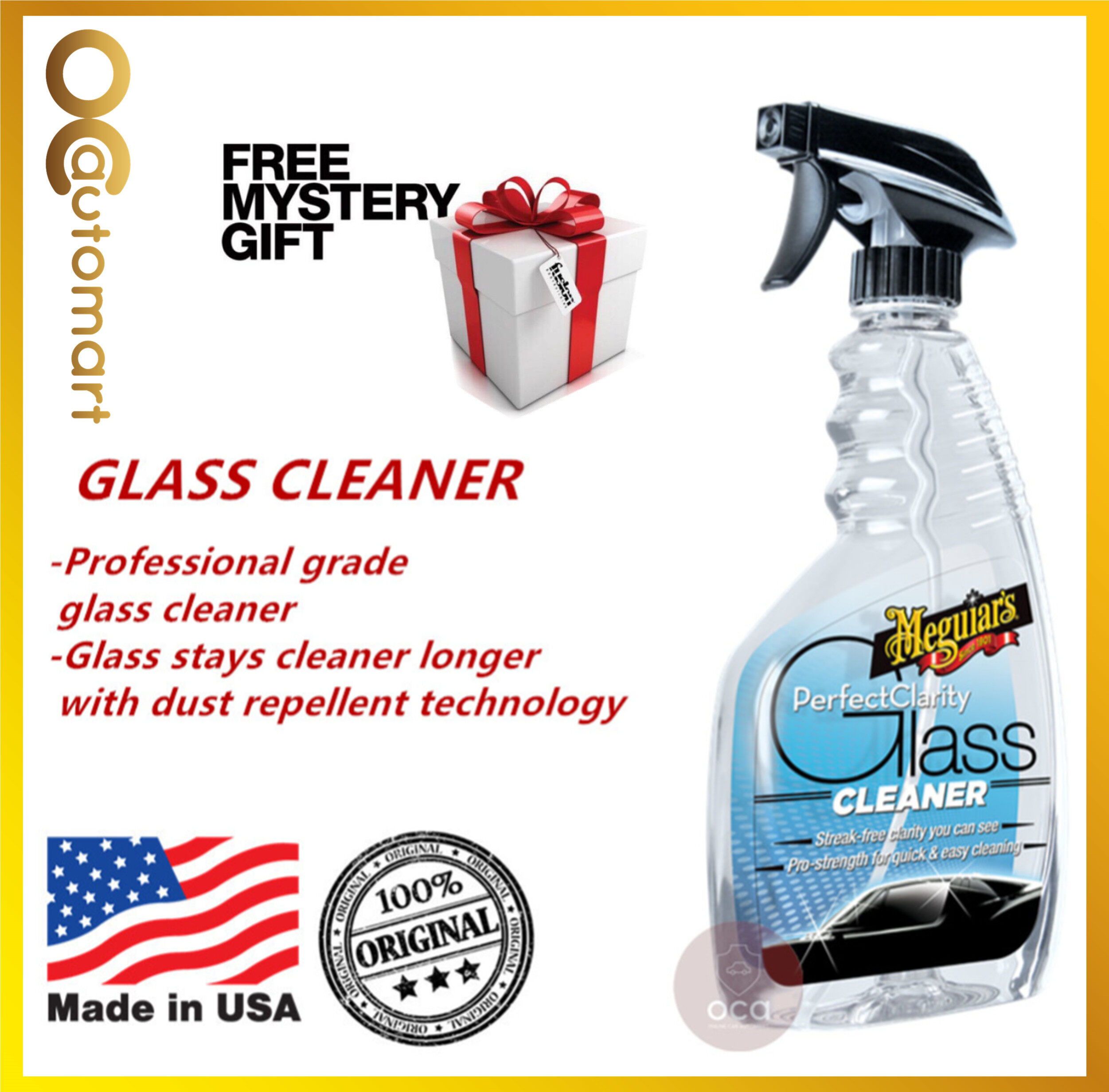 ( Free Gift ) Meguiar’s / Meguiar Perfect Clarity Glass Cleaner G8224