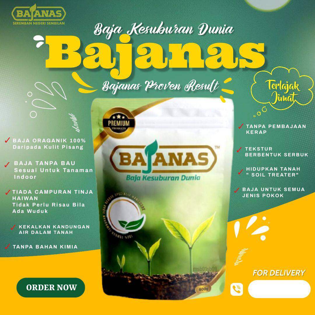 BAJANAS - Baja Organik + Free Gift Biji Benih