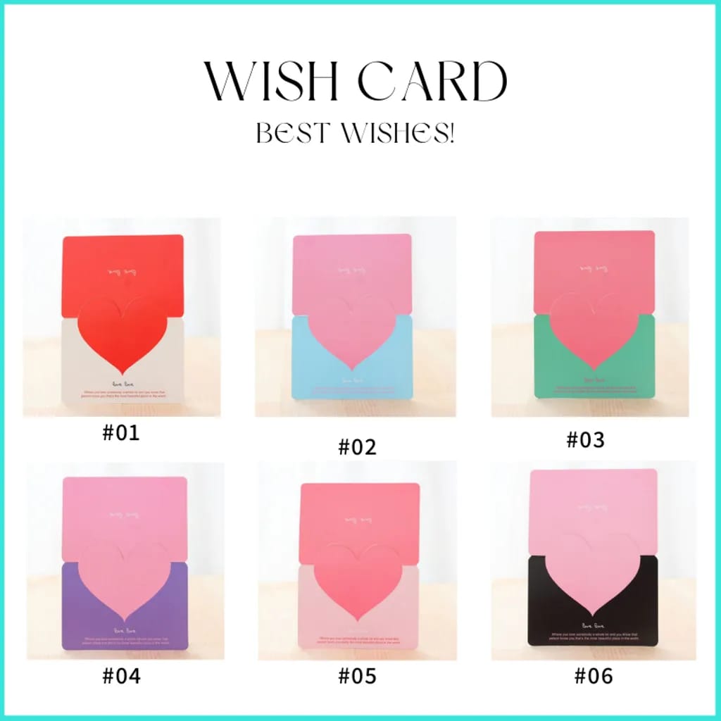Thank you card wish card Gift Card birthday card greeting card Kad Ucapan birthday kad hari jadi Birthday Party