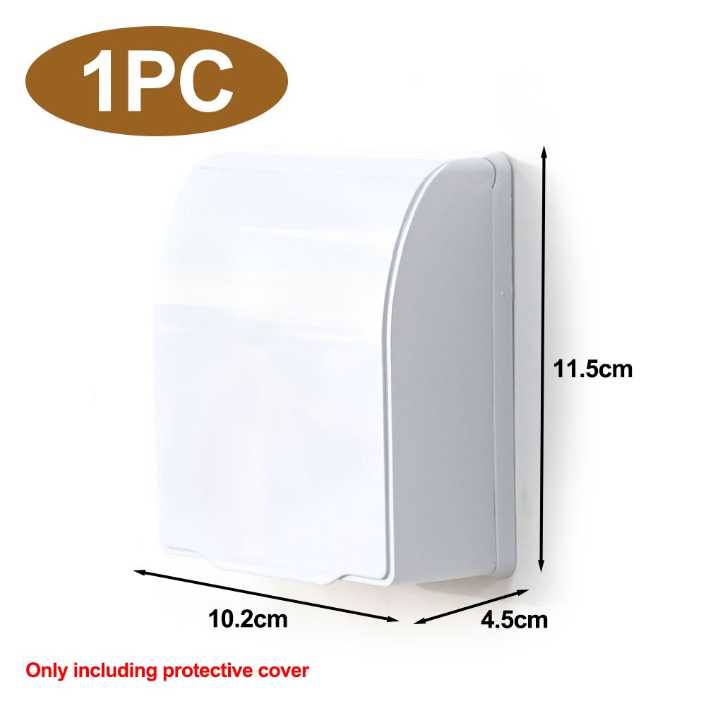 YESPERY 86 Type Self-Adhesive Wall Socket Waterproof Box Electric Plug Cover Bathroom Wall Switch Protection Cover