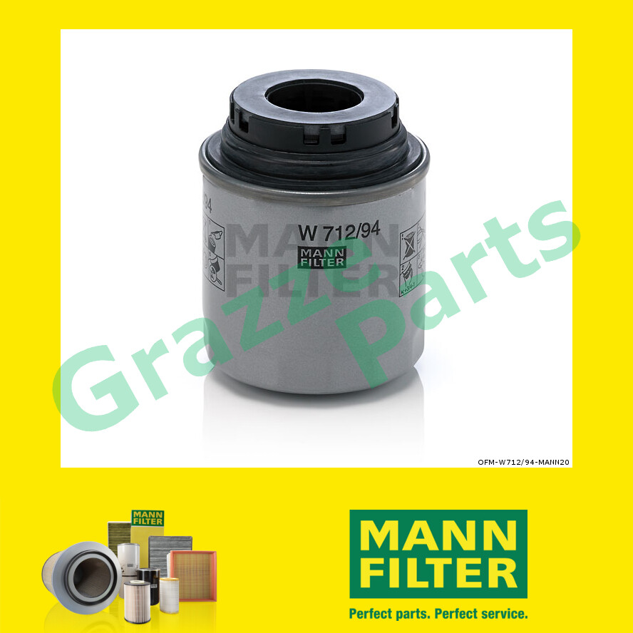 100% Original Mann Oil Filter W712/94 W 712/94 OC593/4 OC593/3 for Volkswagen VW Polo V Stufenheck /