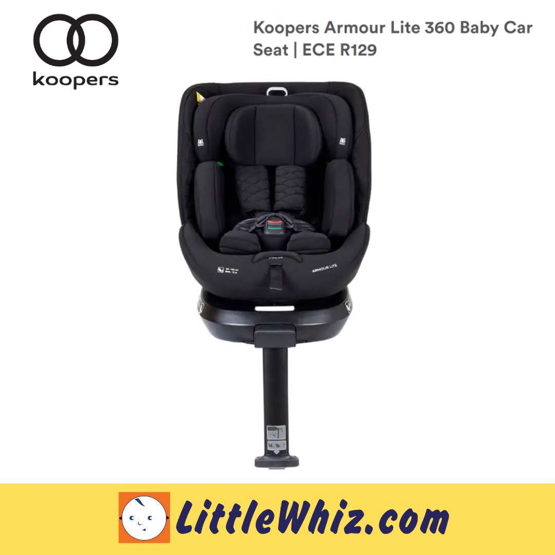 Koopers: Armour Lite 360 Car Seat | Warranty Years | FREE GIFT