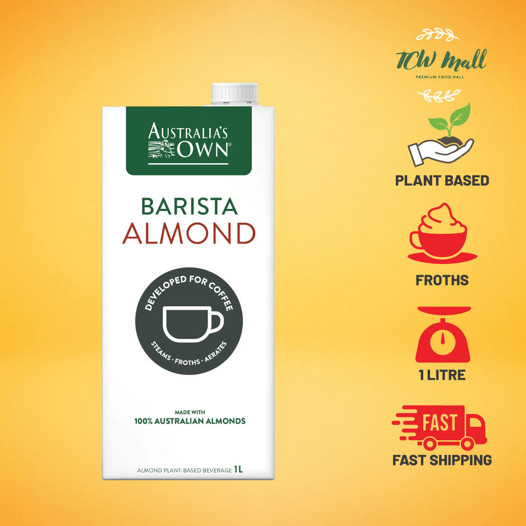 Australia's Own Barista Almond Milk | Developed for Coffee | 1L