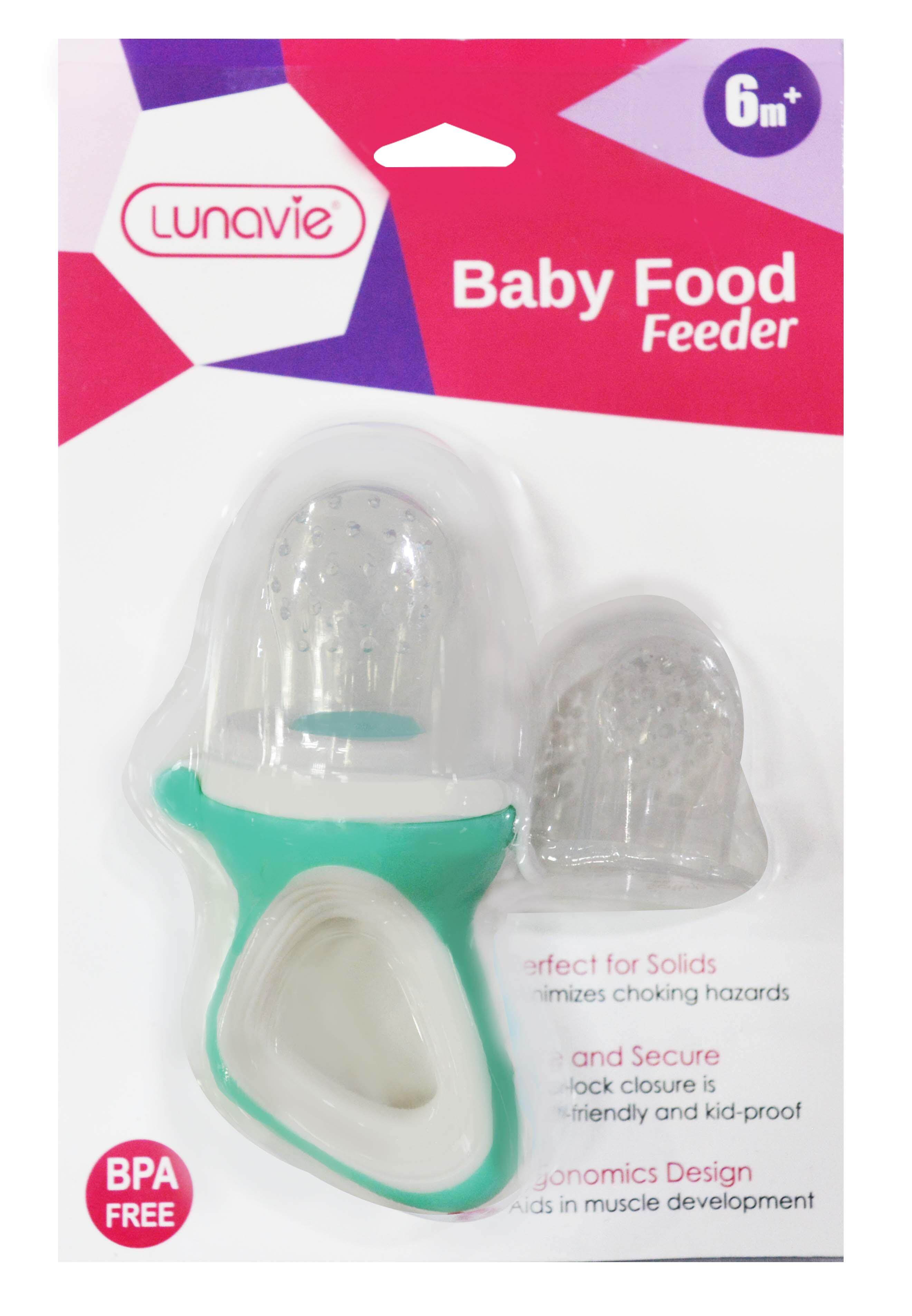 LUNAVIE BABY FOOD FEEDER-GREEN