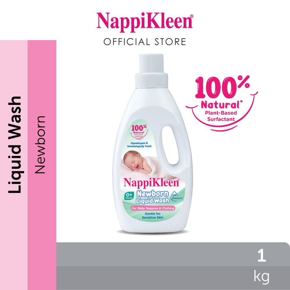Nappikleen Newborn Liquid Wash 1KG