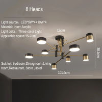 SUNMEIYI Nordic Led Ceiling Lights Chandelier Minimalist Living Room Pendant Light Creative Bedroom Lamp Luxury Indoor Lighting Restaurant