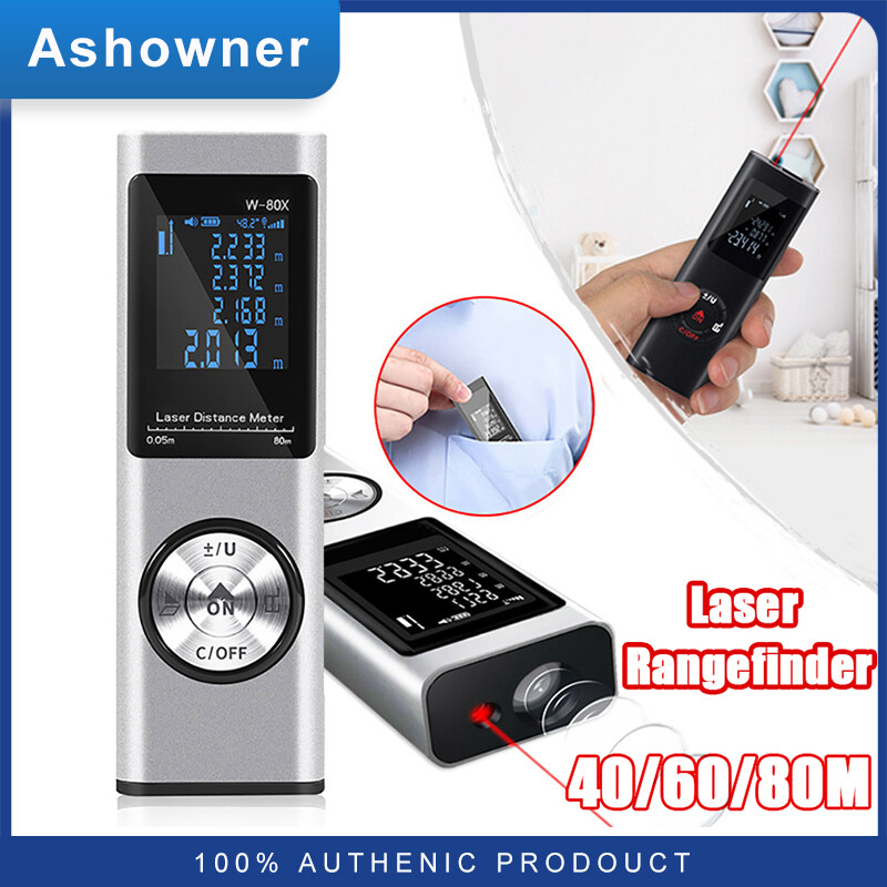 Máy đo khoảng cách mức kỹ thuật số 40/60/80m máy đo khoảng cách cầm tay thước dây kèm sạc usb máy đo góc máy đo khoảng cách cầm tay