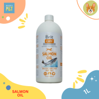 Brit Care Salmon Oil For Dogs & Cat (1000ml)- (Pet Supplement Salmon Oil Supplement Skin & Coat)
