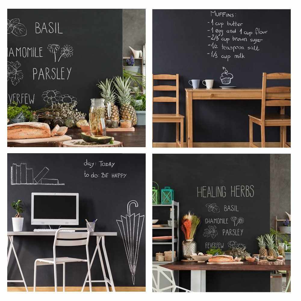 Best Selling Portable Blackboard Sticker Magnetic Chalkboard Contact Paper Removable Wall Decal Sticker 17.7x78.7 Inch for Home Office School Cafe Restaurant Menu (Standard)