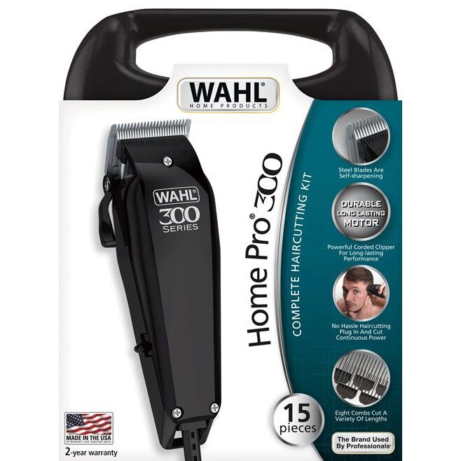 Wahl_Home Pro 14-Pcs Hair Clipper 300 Series Black Edition