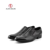 ALAIN DELON Mens Shoes -PU Leather-202313-BE1-1P-Black-Business