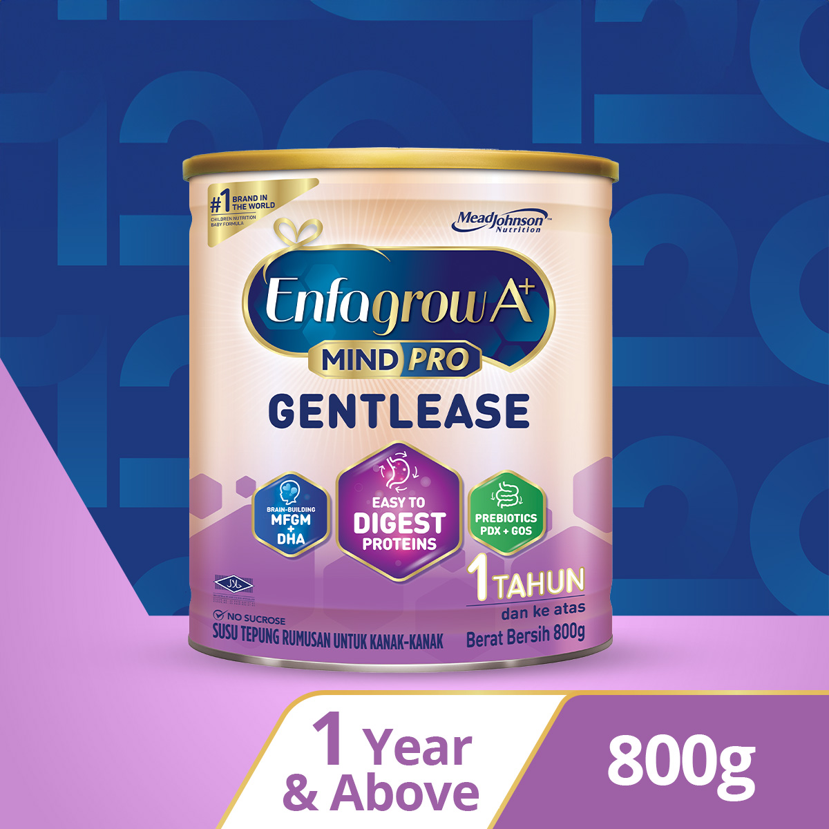 Enfagrow A+ Step 3 Gentlease - 800g Susu Milk Formula - For Sensitive Tummies