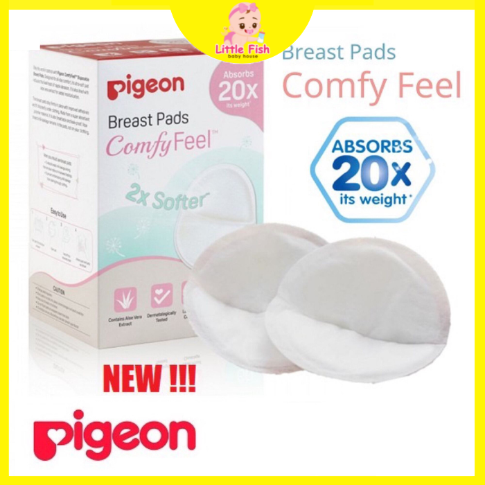 Pigeon Comfy Feel Breast Pads 60pcs / 100pcs