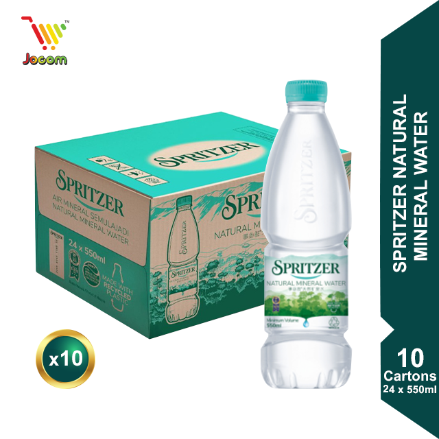 Spritzer Mineral Water (24 x 550ml) X 10 Carton [KL & Selangor Delivery ...