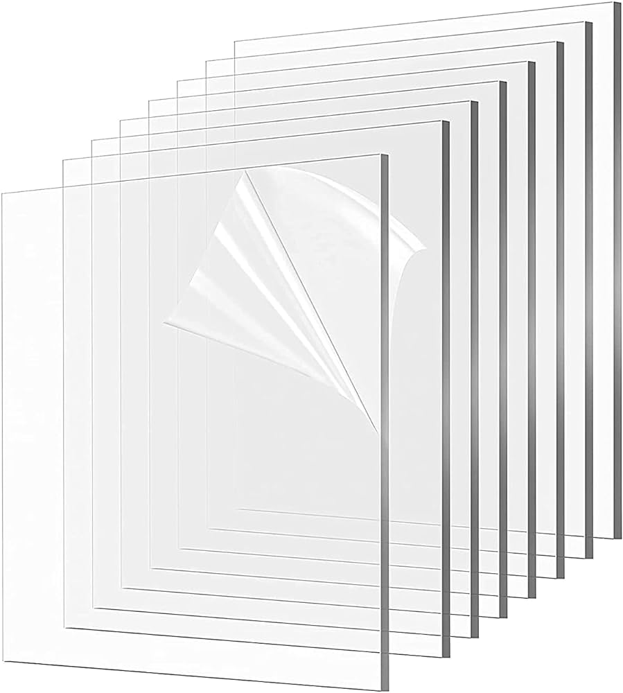 Acrylic Sheet Transparent Clear A4 A5 | 2mm 3mm 4mm 5mm Acrylic Board | PMMA Plastic Board | 10pcs Bulk Price