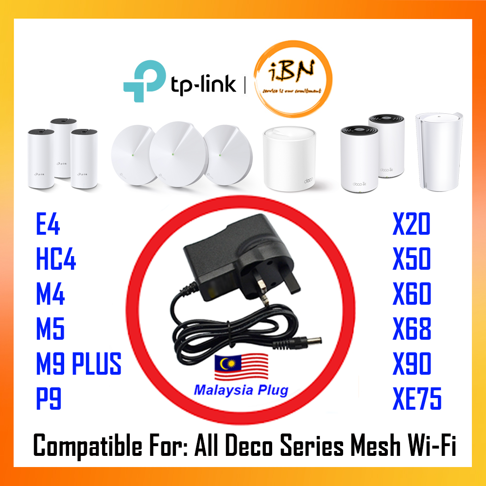 TP-LINK DECO MESH WIFI ADAPTER FOR E4 , HC4 , M4 , M5 , M9PLUS , X20 , X50 , X60 , X68 , X90 , XE75 , X90 ,P9