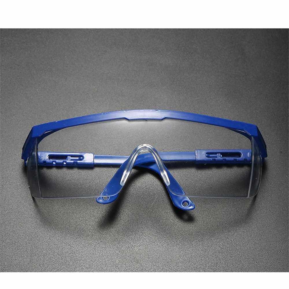 Fashion Safety Glasses with Adjustable Eyeglasses Legs Goggles Eyewear Anti Dust Windproof Eye Wear for Man & Woman Eye Protection (Standard)
