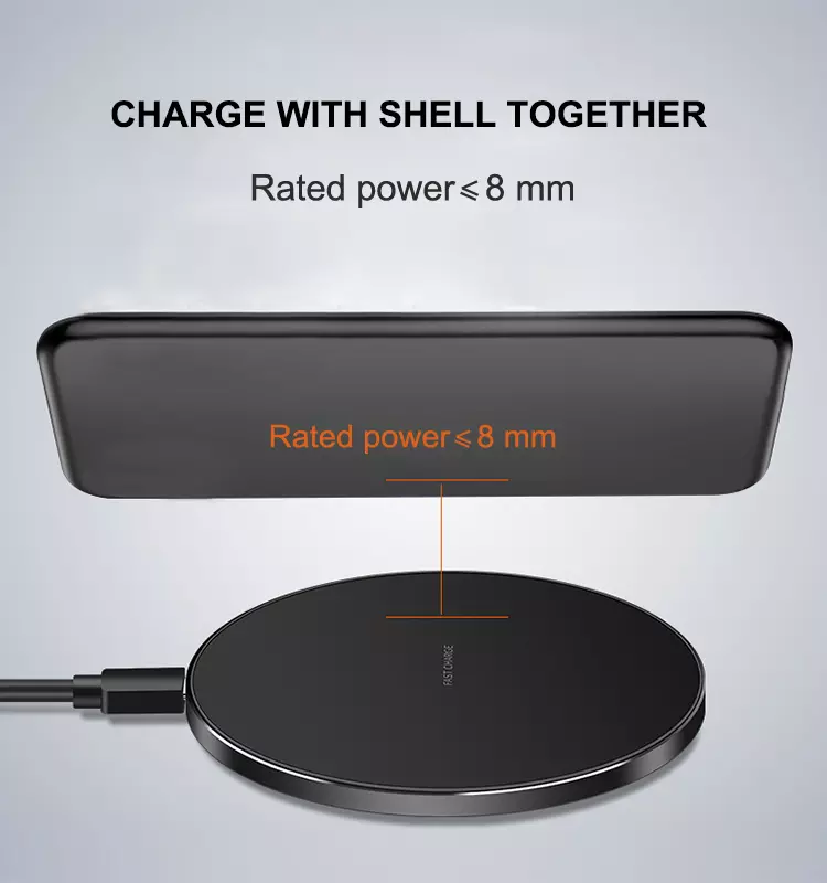 [ New Arrival ] Original KhanzTech10W - 20W QI Wireless Charger Slim Pad Portable Fast Charging for All Mobile Phones