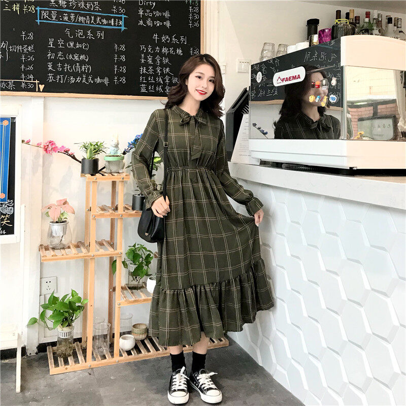 maxi dress korean style