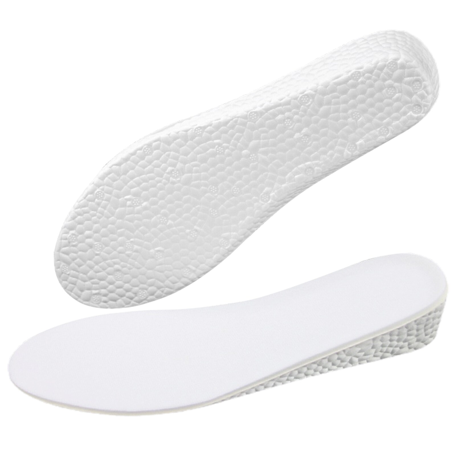[vivian] 1pair Breathable Solid Elastic Slow Rebound Increased Insole Soft Boost Cuttable Lightweight Motion Damping For Shoes Basketball