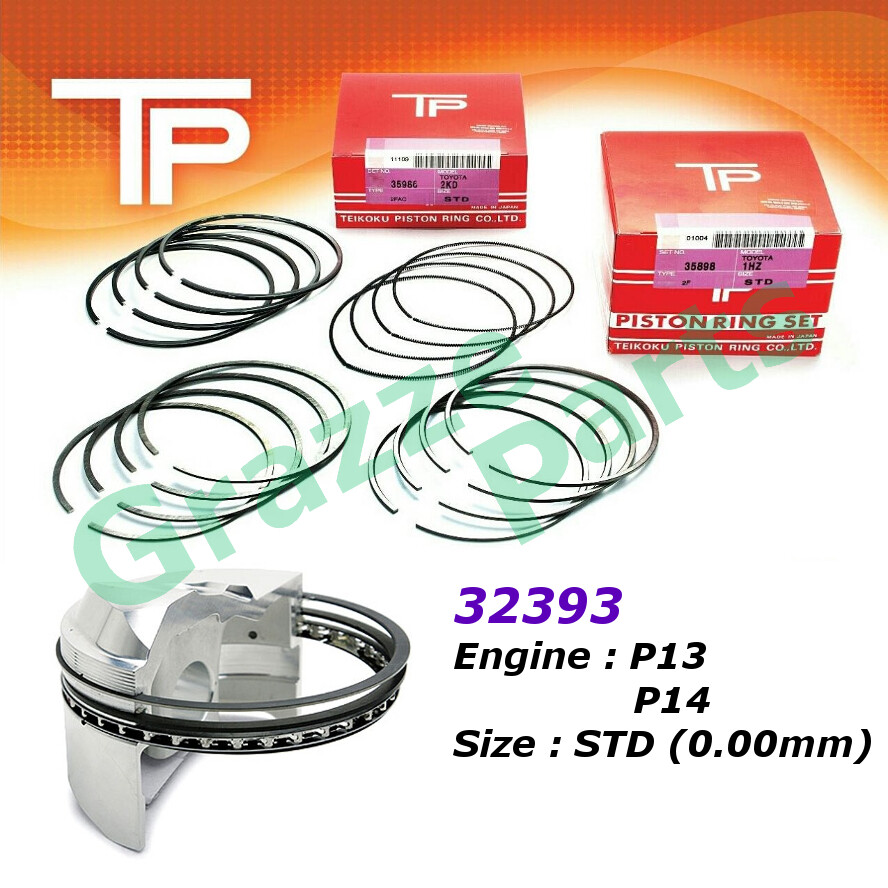 TP Piston Ring STD (0.00mm) Size for Honda Accord SV4 2.2 V-Tec Prelude 2.2 BB1 SSO H22 H22A H22A1 H