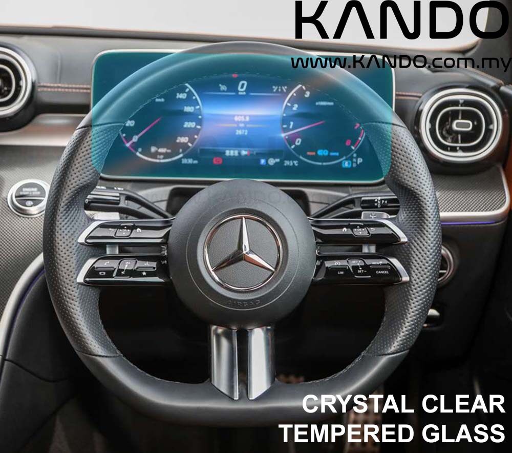Mercedes Benz C300 Benz C200 Tempered Glass Protector Mercedes W206 C-Class GPS Screen Mercedes C300 Tempered Glass Mercedes C Class Tempered Glass