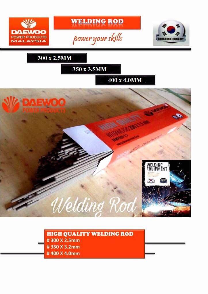 Daewoo welding rod DARW350-3.2 mm high quality product ( 20kg per box)