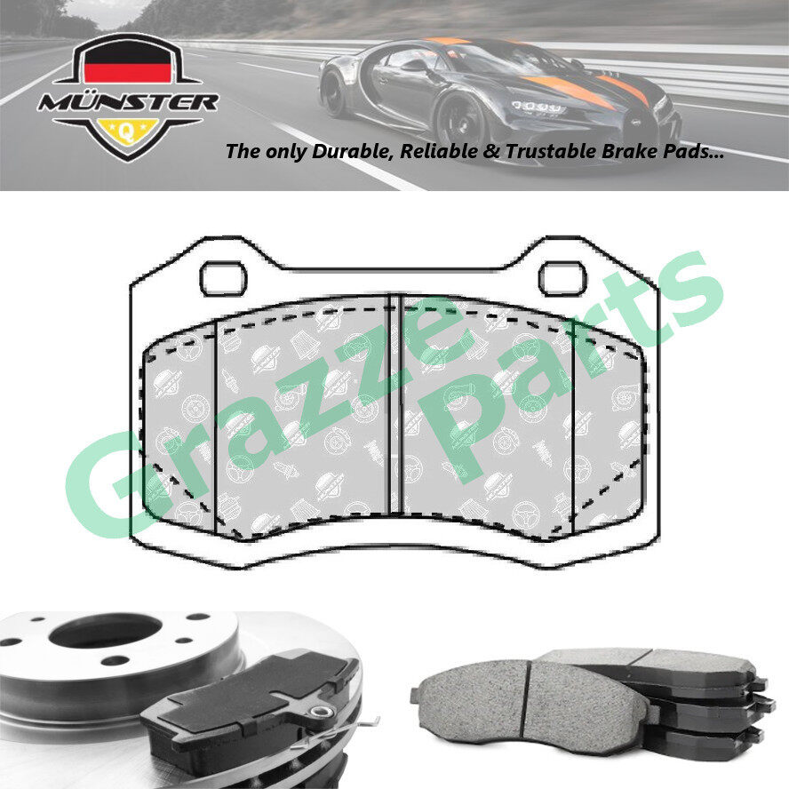 Münster Disc Brake Pad Front for Peugeot 208 1.6 GTI 2014 5FU (EP6CDTX) Allure 13'-16' 5FS (EP6C) - 