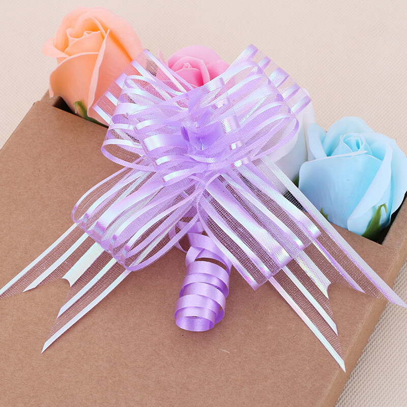 Ribbon Bow Flower Ball DIY Wrapping Ribbon Wedding Car Decoration Birthday Gift Party Supplies
