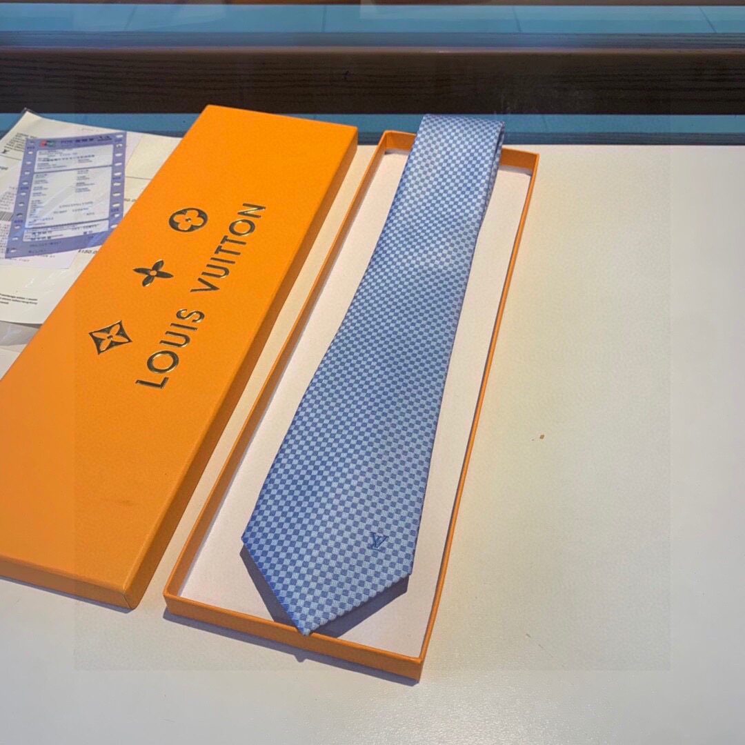 2021Louis Vuitton ยอดนิยมสไตล์ใหม่ Mens Tie เนคไทสีชมพูประณีตเย็บปักถักร้อยรูปแบบและอเนกประสงค์หรูหราอารมณ์คุณภาพสูง.