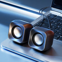 Smart Hi-Fi Bass Wooden Speaker Multimedia 3D Stereo Music Simple Retro Speaker Subwoofer Soundbar with USB Volume Control 3.5mm Audio Plug for Computer TV Laptop Tablet Smartphone Music Player Penceramah Muzik 音箱 音响