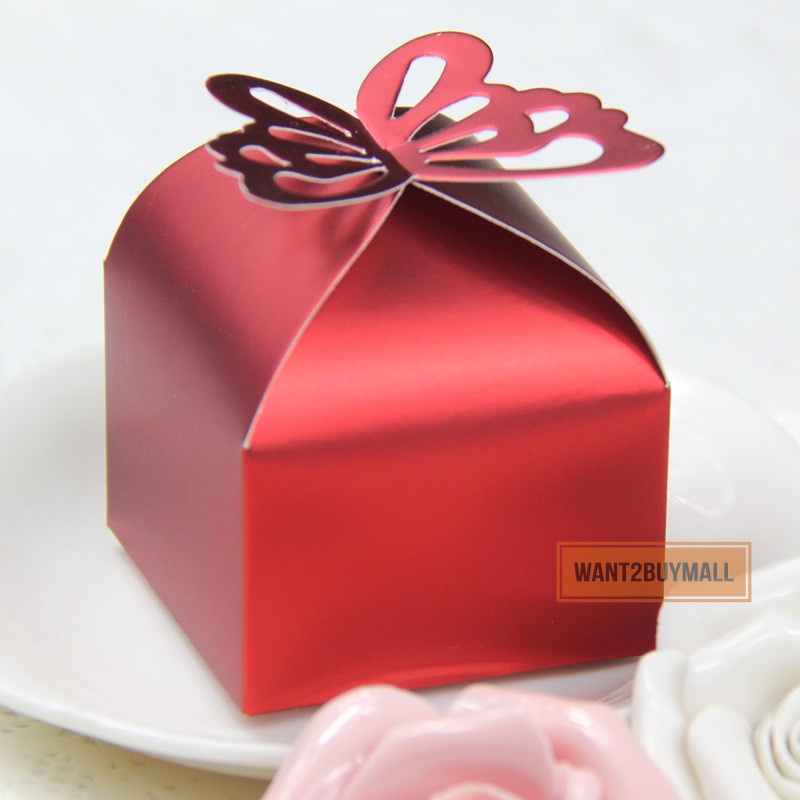 🇲🇾 🏆 Wedding Party Birthday Goodies Gift Souvenir Doorgift Candy Candies Butterfly Box Kotak Gula Telur Majlis Kahwin