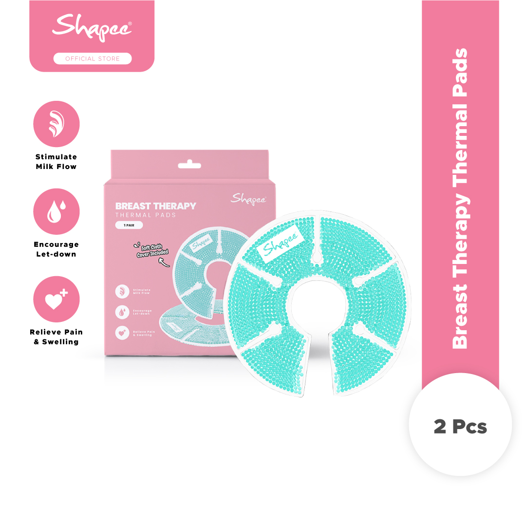 Breast Therapy Thermal Pads (2pcs) - 3in1 therapy stimulate milk flow soothe breast engorgement breastfeed