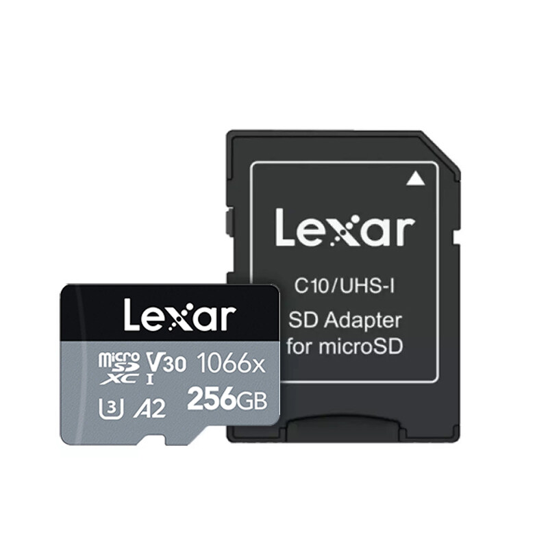 Lexar 1066x Micro SD Memory Card with High-speed Performance, 4K Video Capture, Support Action Cam, Drone and Smartphone