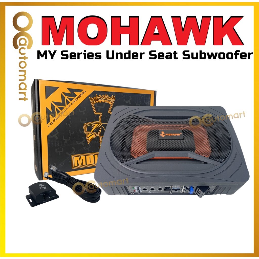 Mohawk Active Subwoofer MY Series 6x9 Under Seat Woofer Active Sub 250w MY-6AS Woofer