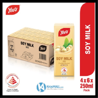 YEOS Asian Drinks Soya Bean Tetra Box 1 Carton (24 x 250ml)