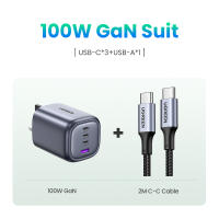 【UK PLUG】UGREEN 100W GaN Fast Charger 3C1A 4 Ports Charger 65W GaN 2C1A compatible for Samsung S26 Ultra S25 UltraiPhone 15 Pro MaxiPhone 16 Pro Max iPhone 17 Pro Max iPhone 18 Pro MaxMacBook Pro Dell XPS iPad Pro
