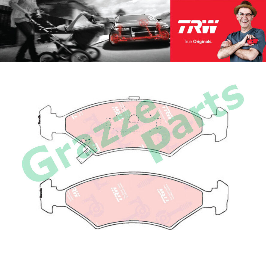 TRW Brake Pad Front for GDB3224 - Kia Sephia 1993-2001