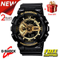 【2YEARS WARRANTY】Jam Tangan Lelaki GShock GA-110GB-1A shockproof Military Waterproof Sport LED Digital Quartz Men Watch