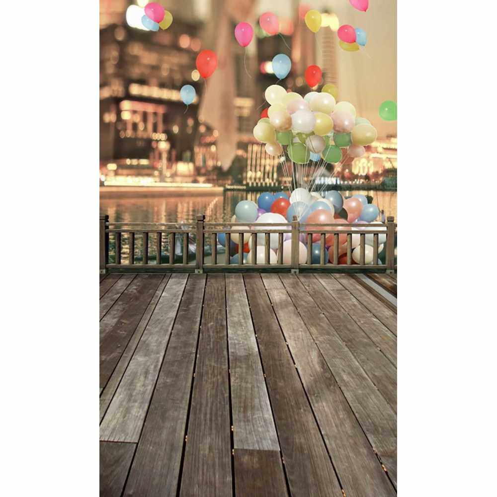 0.9*1.5m Photography Background Backdrop Classic Fashion Wooden Floor for Studio Professional Photographer (As Picture Shown)