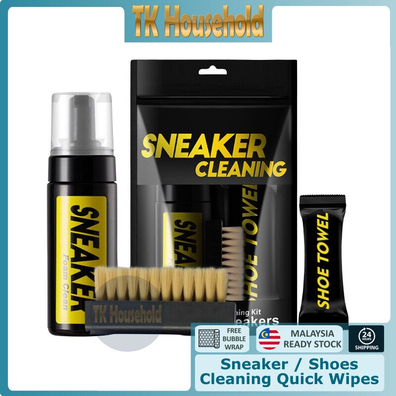 Sneakers Cleaning Tools Shoes Cleaning Combo Set Shoes Care and Cleaning Tools [TK Household]