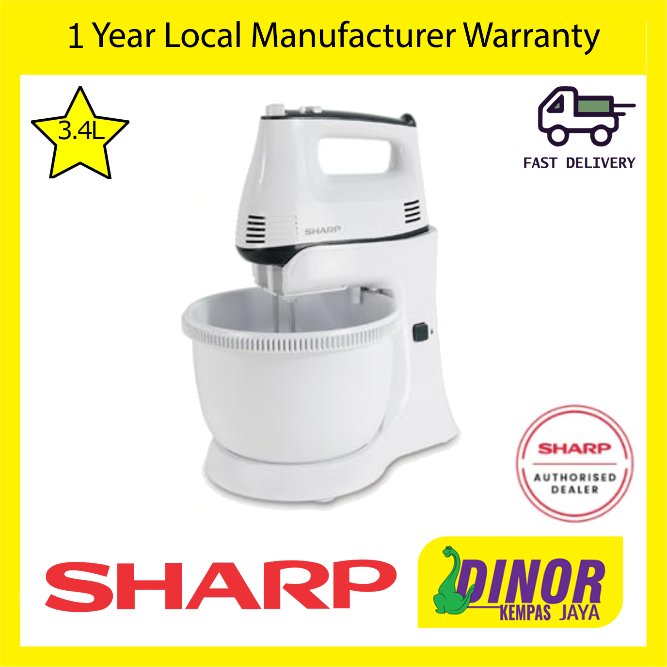 sharp stand mixer ems60wh
