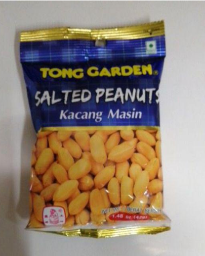 tong garden salted peanuts 42gm-35Gm